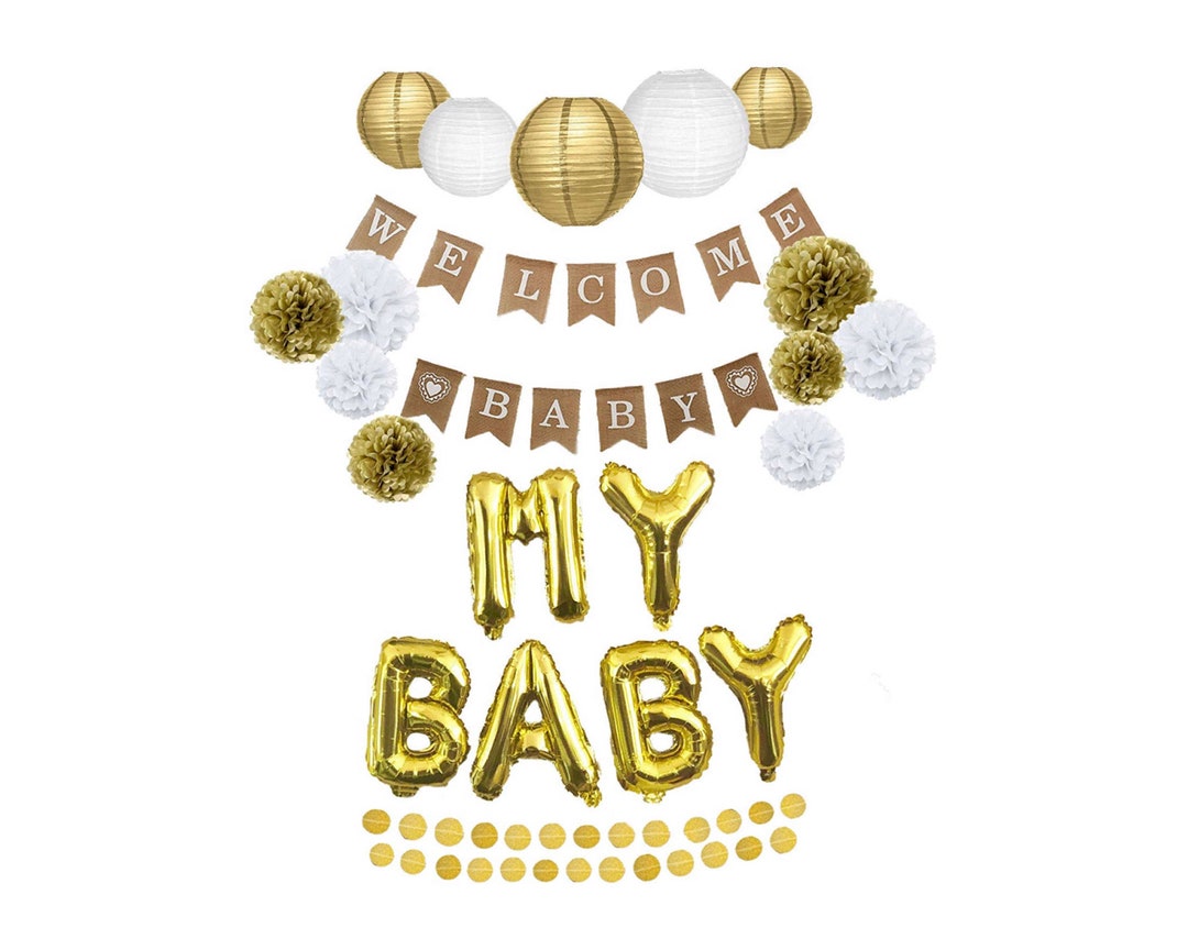 Baby Boy Shower Decoration Baby Shower Decoration Kit With Etsy
