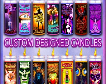 CUSTOM SPELL CANDLES - Do you have an unusual situation or request?  We can creatively design, energize, and fix the perfect candle for it!
