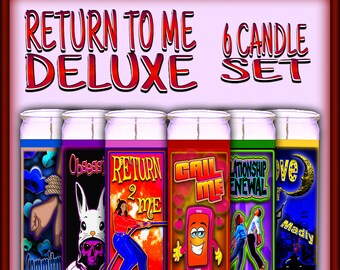 The DELUXE RETURN To ME Ritual Candle Set, Witch Spell Set, Spell Candle, Spell Candle Sets, Witch Love Spells, Wiccan Candles