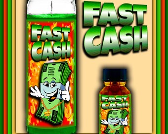 FAST CASH Candles and Oils to obtain moneoy, for money spells, gambling spells, lottery spells, money drawing