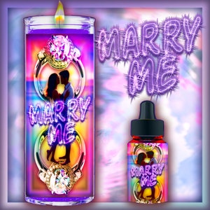 MARRY ME  Candle and Oil - to persuade your love interest or partner to take your relationship to the next level