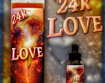 24K Love Candle and Oil – Manifest Commitment, Strengthens the Relationship Bond