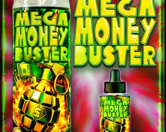 Vela y aceite MEGA MONEY BUSTER para romper las barreras que bloquean tu capacidad de ganar dinero