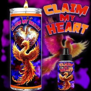 CLAIM MY HEART Kerze & Öl kann helfen, eine überfällige Zusage eines Partners, Potentiellen Partners oder einer längerfristigen Situation zu festigen