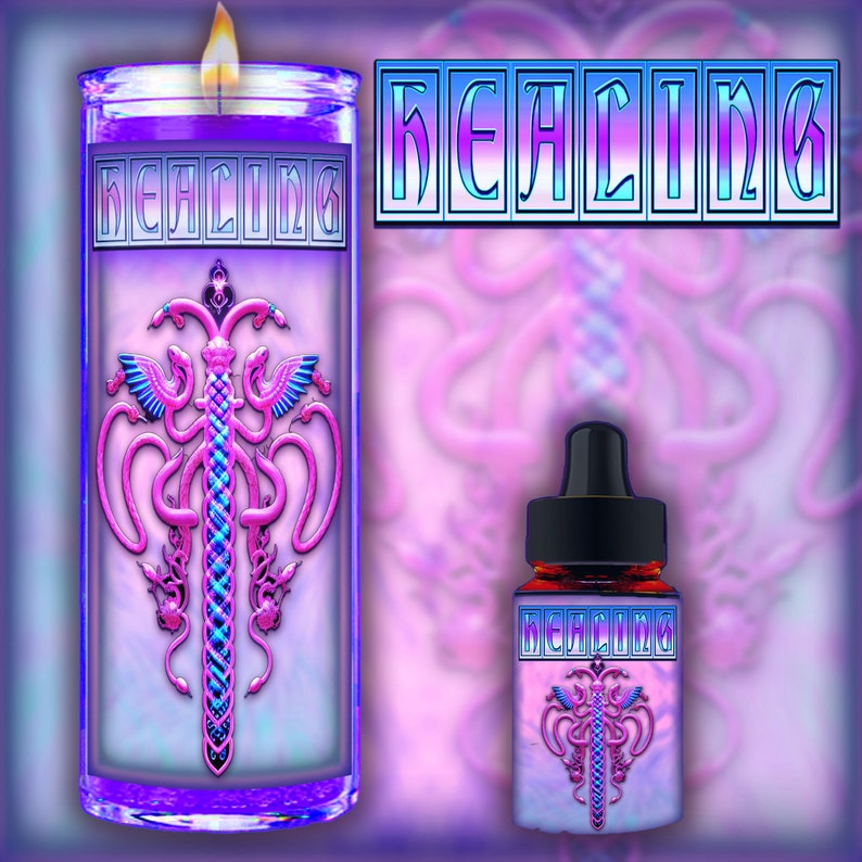 HEALING Candles and Oils have been known to relieve pain and symptoms of some ailments, Healing Candle, Healing Oil, Reiki Candle, Reiki Oil Candle/Oil Kit