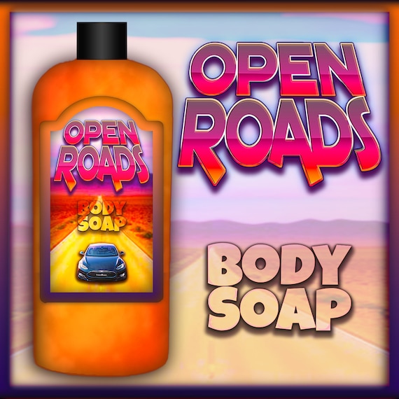 OPEN ROADS Body Wash w/ Gardenia Peach fragrance - Clear your path to bring positive change and new opportunities in Love, Finance, & Career