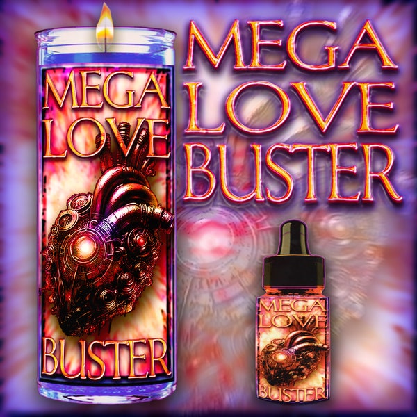 MEGA LOVE BUSTER  Candle & Oil to break down the barriers blocking love from entering your life
