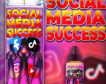 Social Media Success™ Candle and Oil may increase social media presence, gain followers and likes