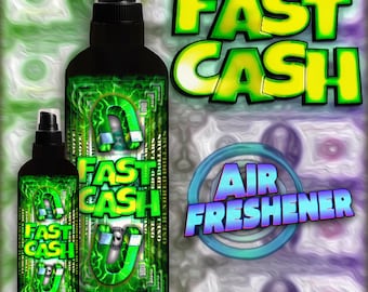 FAST CASH Air Freshener - Abundance, Quick Money Drawing, and Money Attraction, Gambling, Luck, Money Spell, Money Ritual