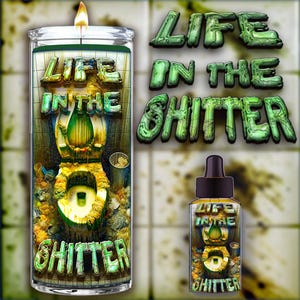 LIFE in the SH*TTER Candle & Oil may give power to cause confusion, bad luck, and miscommunication to your target
