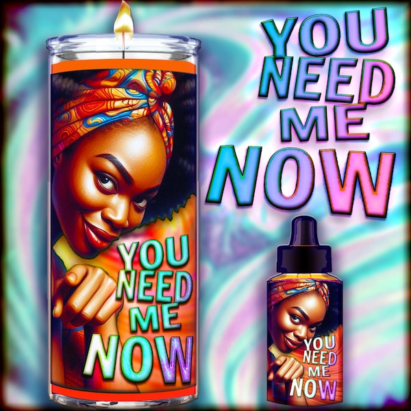 YOU NEED Me NOW Candle & Oil - Attract Your Target with Urgency, Compel Them with a Powerful Desire to be Close to You Immediately