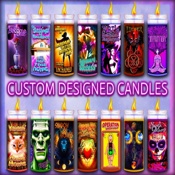 CUSTOM SPELL CANDLES - Do you have an unusual situation or request?  We can creatively design, energize, and fix the perfect candle for it!