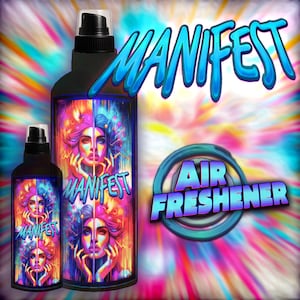 MANIFEST Air Freshener to raise the vibrational energy of any space through aromatherapy, make it happen
