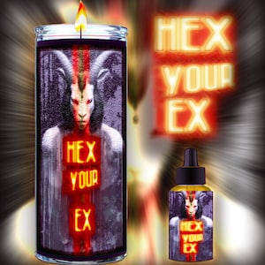 HEX YOUR EX  Candle & Oil -  to destroy your target by attacking the personal things, and not to  let them get away with it
