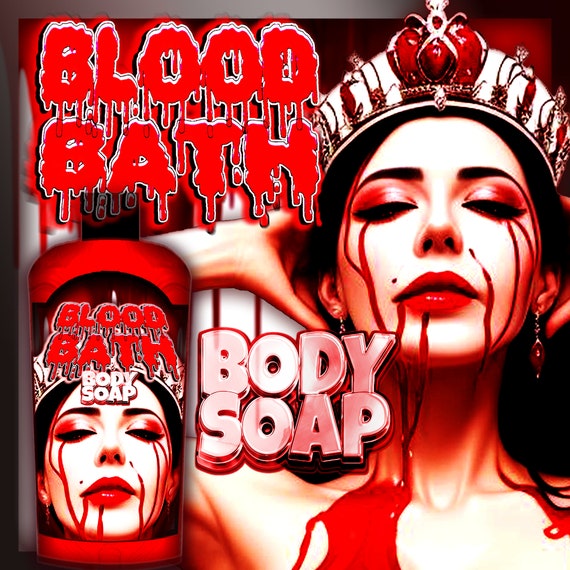 BLOOD BATH Body Wash - The deep red color and ‘Vampire Blood’ fragrance will make your shower feel like an invigorating fountain of youth