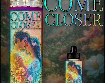 Come Closer Candle & Oil - Manifest a loved one drawing ever closer to you, Return an ex partner, Increase intimacy