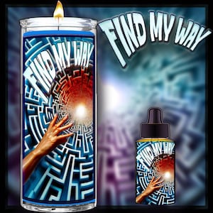 Świeca i olejek Find My Way – jasność, inspiracja, podejmowanie decyzji