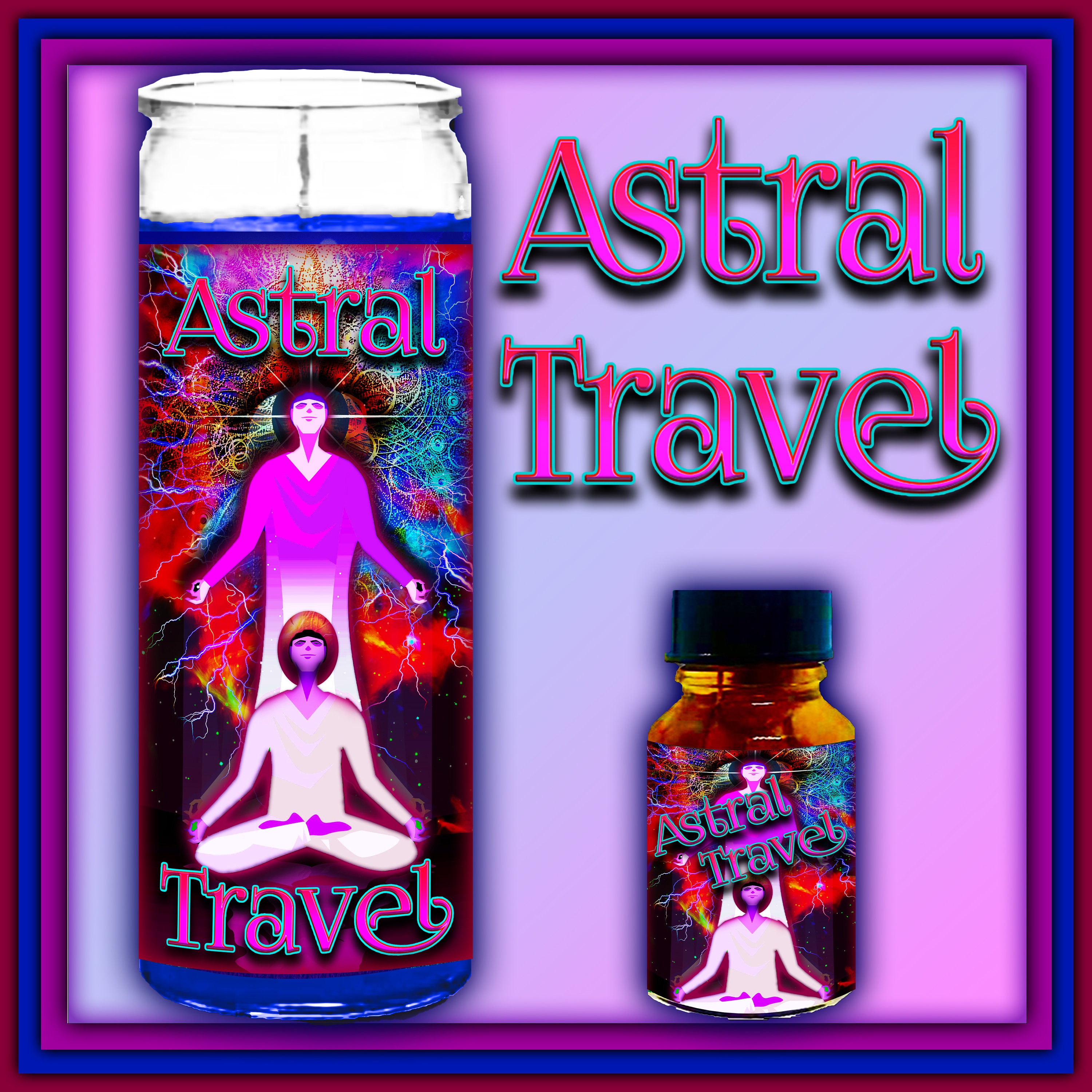 Astral Travel Candles and Oils for Meditation Visualization Etsy UK