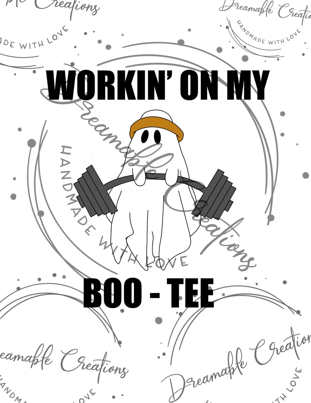 Workin' on My Boo-tee | Digital File | PNG | JPEG - Etsy