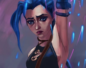 ジンクス アーケイン リーグ・オブ・レジェンド ポスター - アーケイン