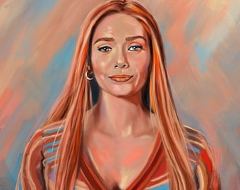 Wandavision Art Print - Elizabeth Olsen - Scarlet Witch Art Print - Wandavision Poster - Agatha All Along