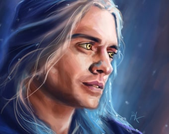 Cartel de The Witcher - Geralt de Rivia Art - Henry Cavill