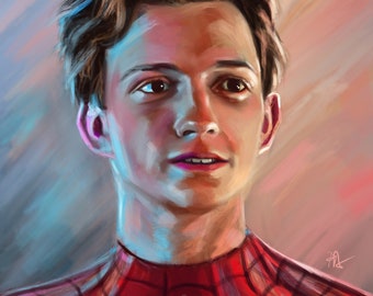 Spider-man Tom Holland Poster - No Way Home - Spider Man Art Print