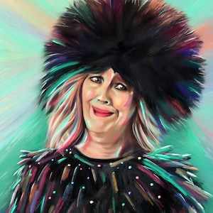 Moira Rose Art Print - Cartel de Schitts Creek - Arte de pared de Schitts Creek