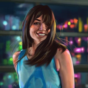 Ana De Armas - Blade Runner Joi - Cartel de Blade Runner 2049 - Cartel de Ana De Armas - Impresión de arte Blade Runner