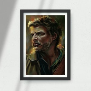 The Last of Us Art Print - Joel Miller Last of Us Poster - Pedro Pascal