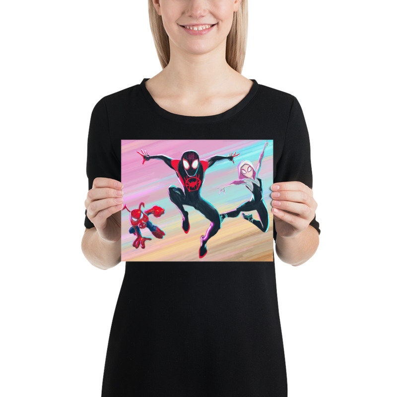 【限定250】「スパイダーマン スパイダーグウェン」直筆サイン入りアートプリント Amazon.co.jp: HWC Trading Tobey Maguire スパイダーマン