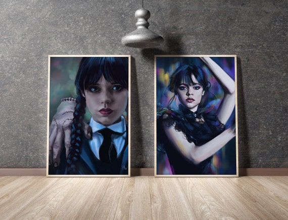 Wednesday Addams Digital Art Jenna Ortega Wednesday Addams -  Sweden