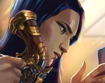 Caitlyn Arcane Art Print - League of Legends - Arcane Poster - Caitlyn Kiramman