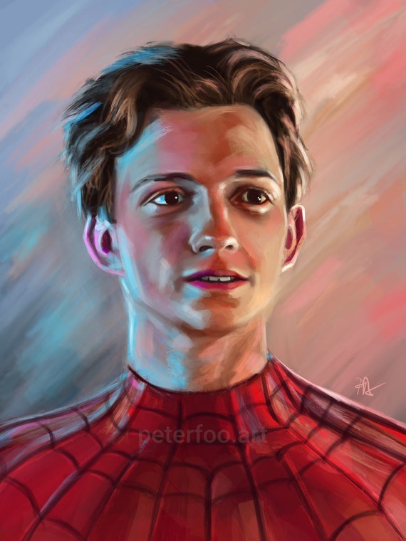 スパイダーマン アートプリント ポスター スパイダーマン ポスター - スパイダーマン プリント - ミッド