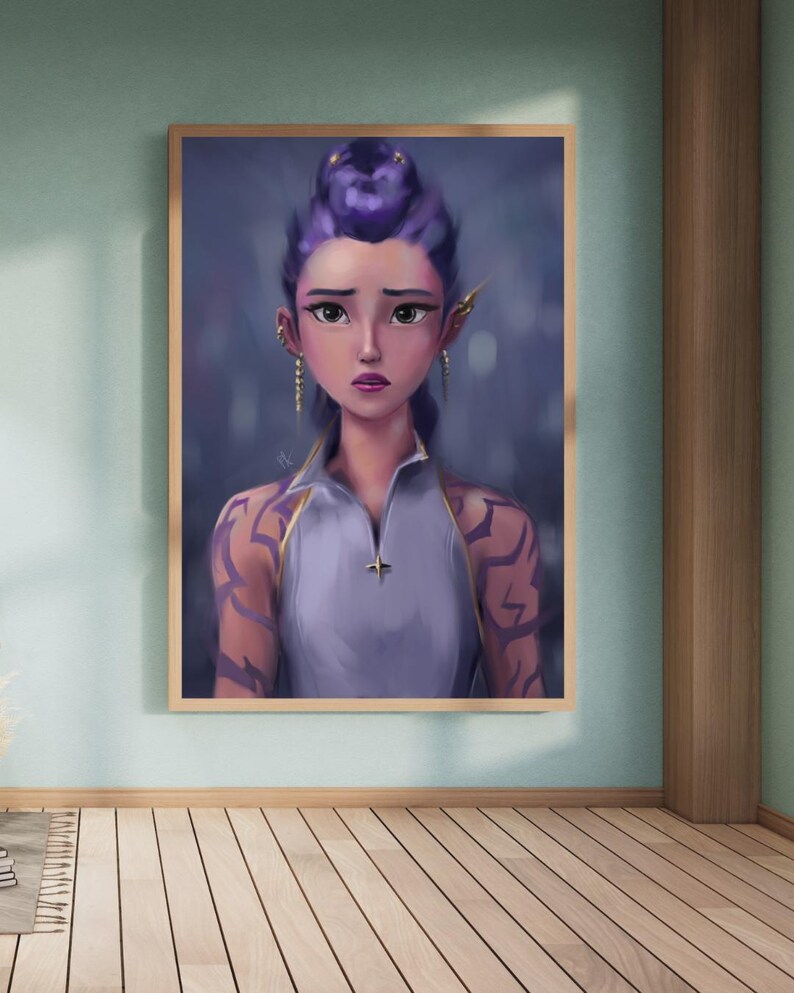 Golden Rumi Rumi Kpop Demon Hunters Art Print - Rumi Kpop Demon Hunters Poster ...