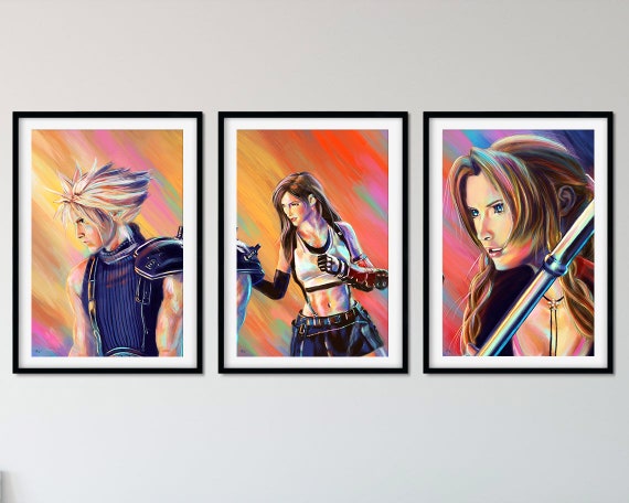 ファイナルファンタジー 7 リバース アートプリント - クラウド