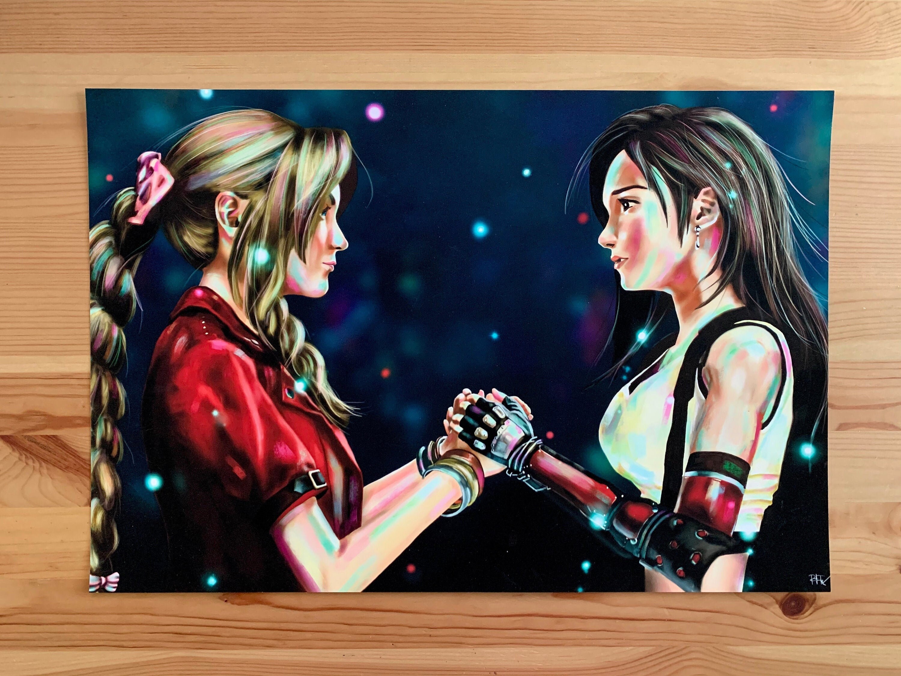 ファイナルファンタジー7 FF7 エアリス 特大ポスター 80×50cm