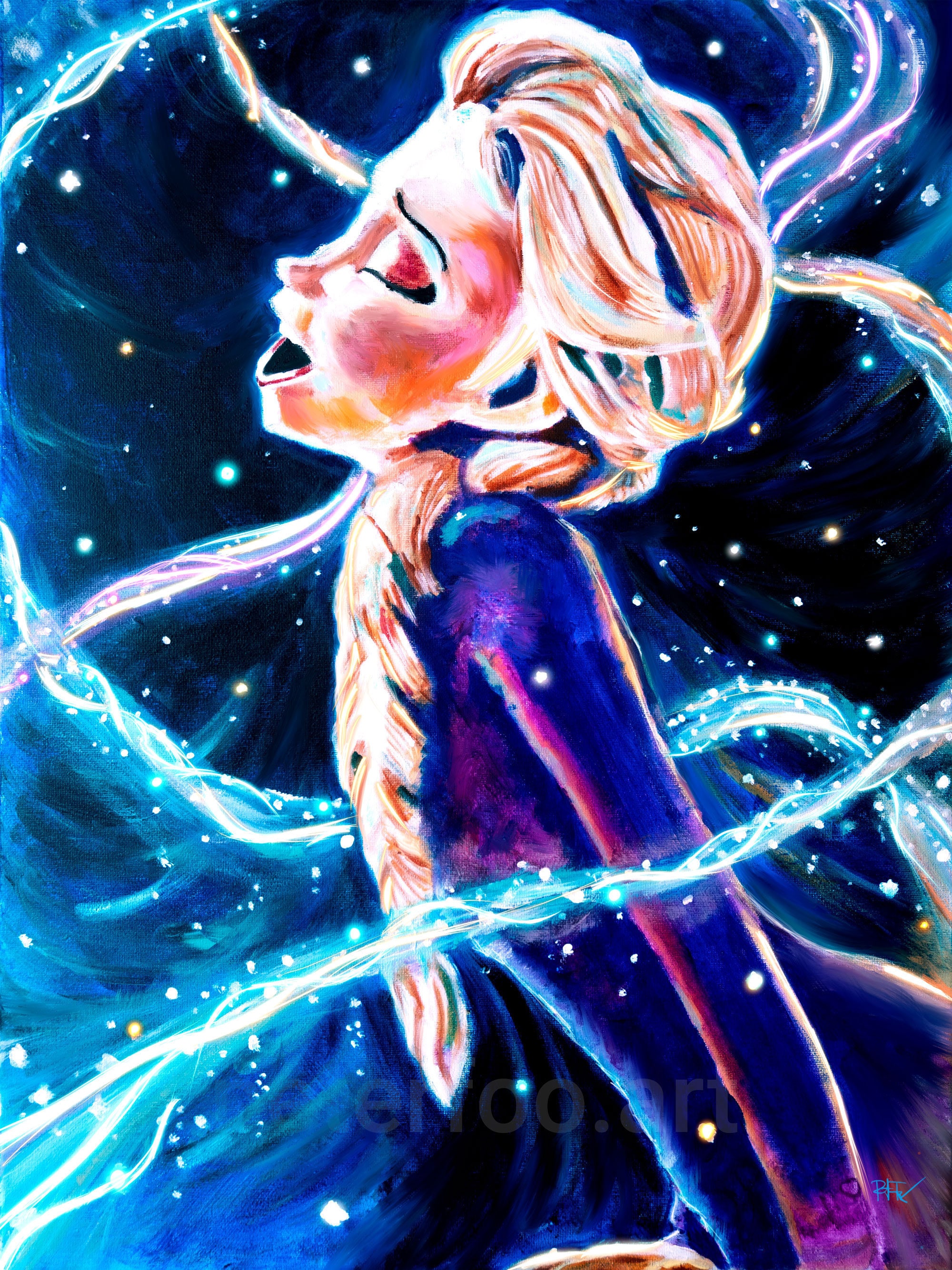 エルサ アートプリント - アナと雪の女王 2 - ディズニー - アート