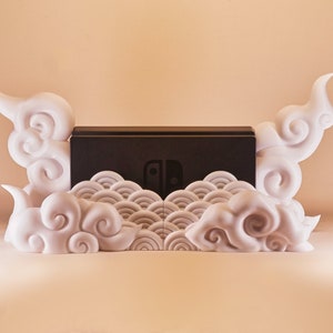 Cloud Switch Dock | Holoprops | Custom Switch Dock Accessory | Switch Dock Cover | Switch Dock Case | Shell | OLED & Classic | 25+ Colors