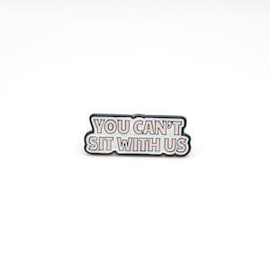 Mean Girls Enamel Pin: Y2K Pop Culture Pink Badge