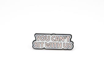 Mean Girls Enamel Pin: Y2K Pop Culture Pink Badge