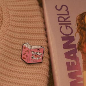 Burn Book Enamel Pin: Mean Girls Y2K Pop Culture Accessory