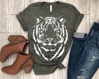 womens tiger face shirt