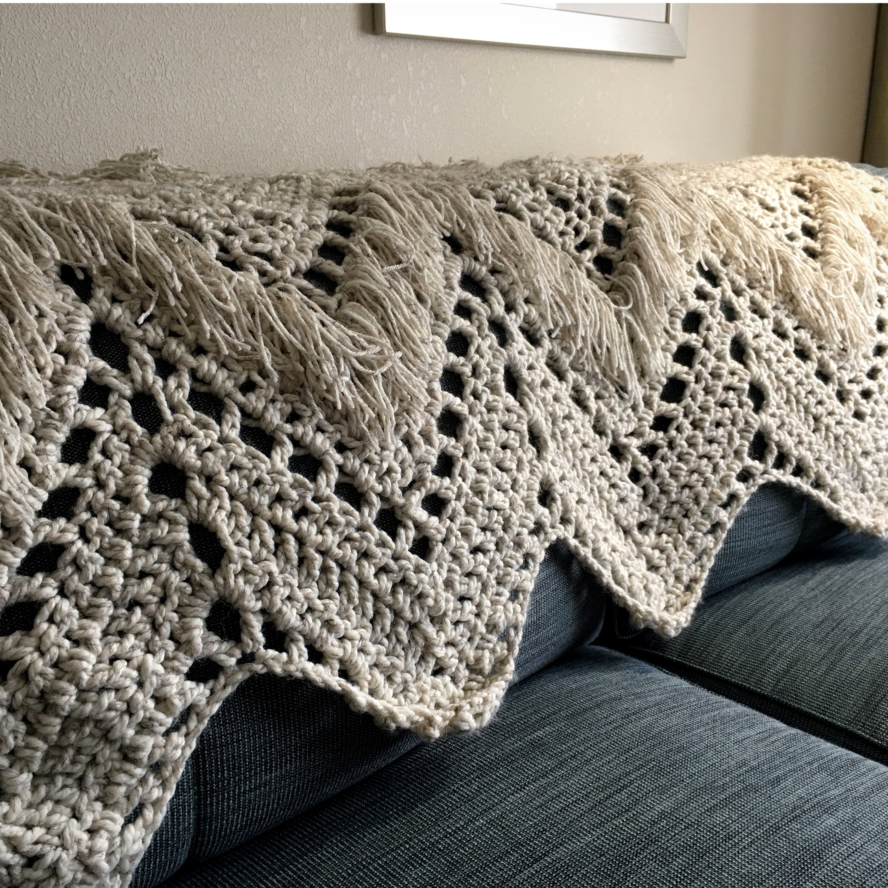 Boho Wedding Blanket Crochet Wool Wedding Blanket Unique Etsy