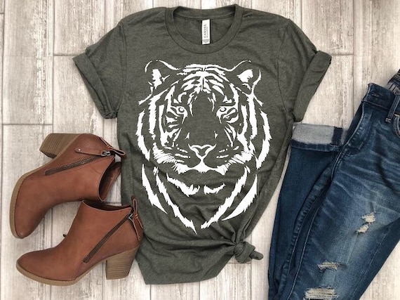 tiger face shirt