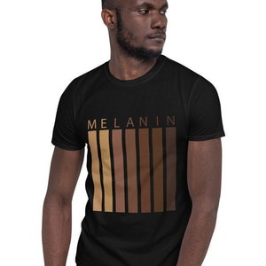 Shades of Melanin T-shirt, Melanin t-shirt, Melanin t-shirt for men and women, Short-Sleeve T-Shirt, Shades of Black