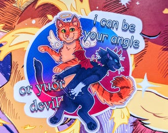 Firestar and Scourge [Meme Sticker]