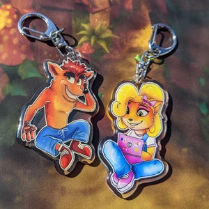 Bandicoot Geschwister [ Acryl Schlüsselanhänger]