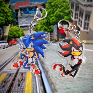 Sonic and Shadow [ Acrylsleutelhangers ]