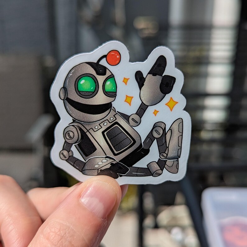 CLANK [sidekick Sticker] - Etsy